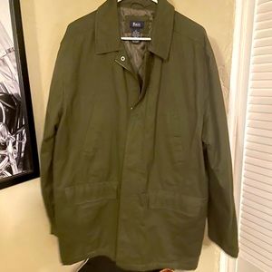 Large dark green coat like new